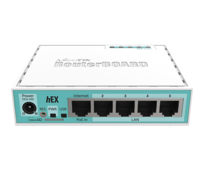 Router MIKROTIK hEX RB750Gr3 (1xWAN 4xLAN) PoE in
